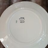 8 mismatched antique dinner plates