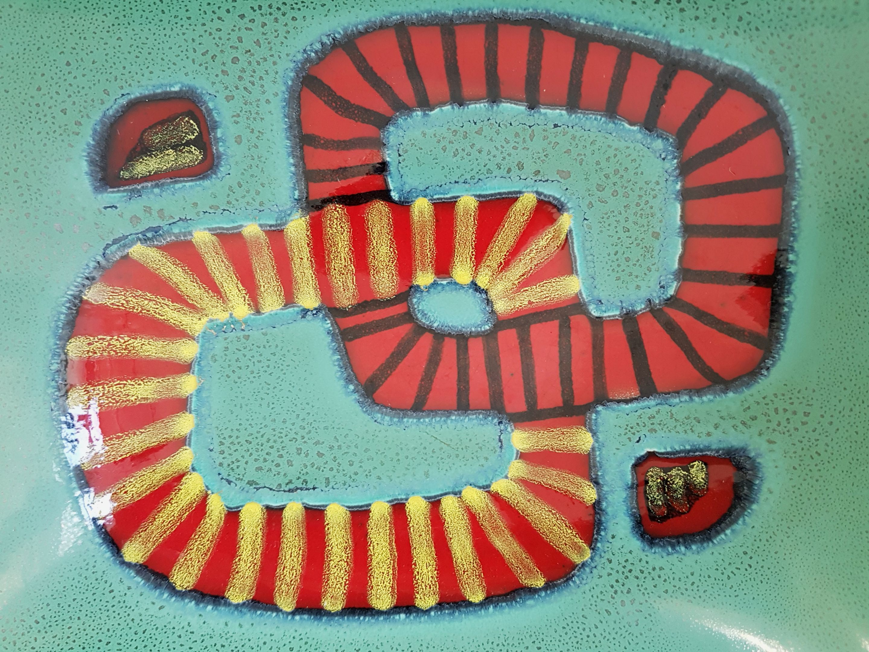 Vintage ceramic bowl, Elchinger, 1950