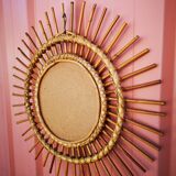 Mirror rattan sun