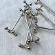 6 Christofle silver-plated knife rests