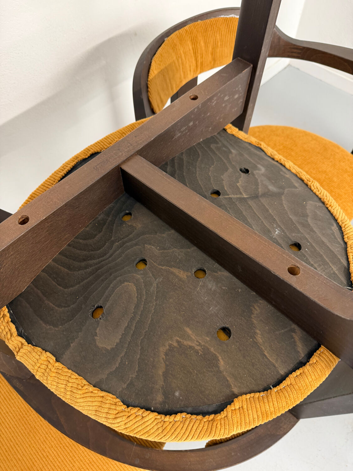 4 chairs model Expo 68 designed by Robert Haussmann, 1960s vintage.
