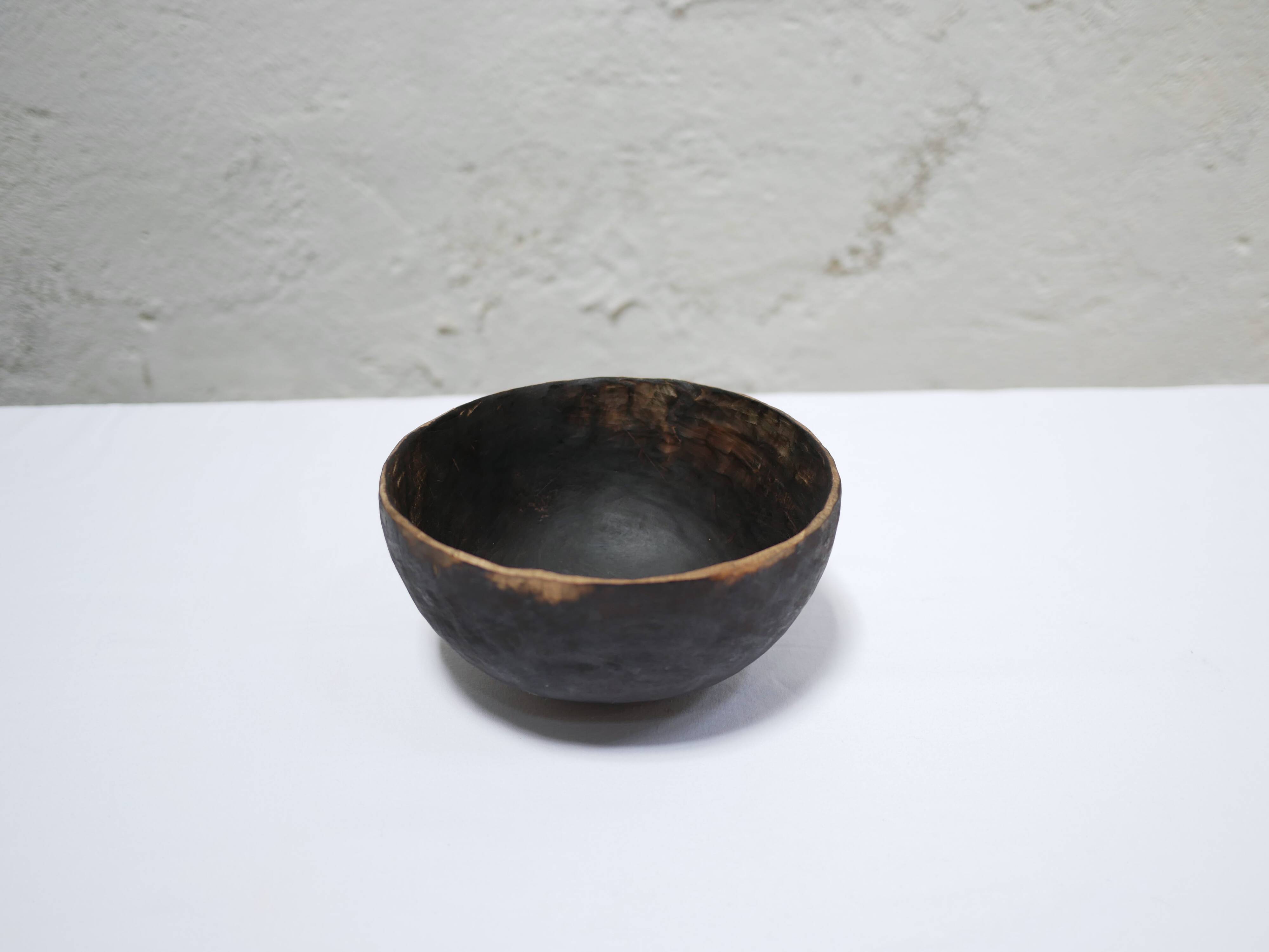 Old African wooden bowl