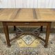 Art Nouveau dining table in mahogany in the style of Gustave Serrurier-Bovy.