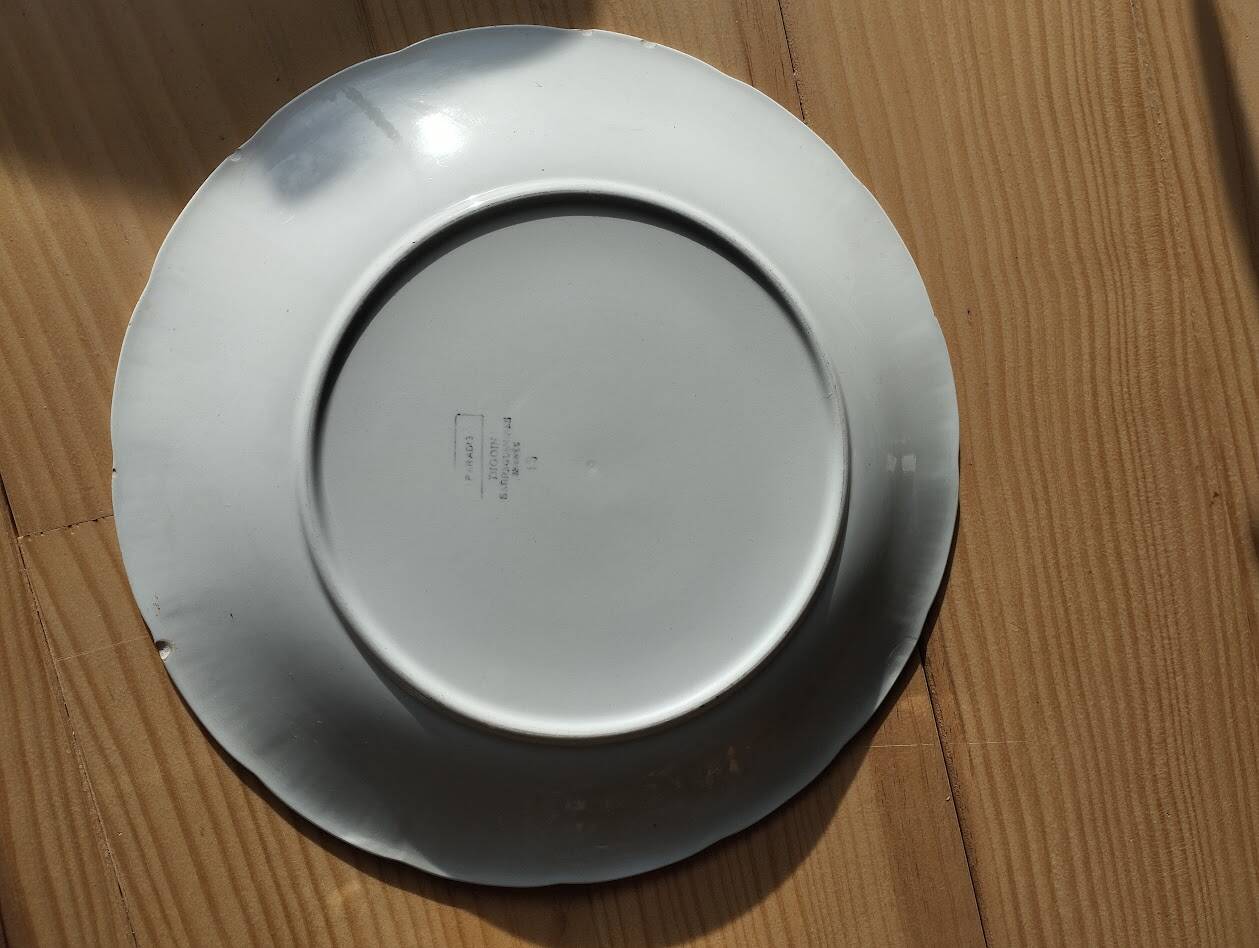 Old hollow dish model paradis digoin sarreguemines