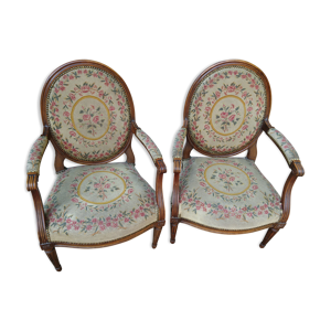 paire de fauteuils de