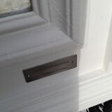 Beveled trumeau mirror