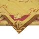 Handmade European Vintage Aubusson Kilim 260 cm x 368 cm