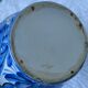 Gargoulette decor blue and white handicraft work in ceramic