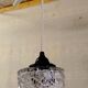 Paire de suspensions en verre holophane - mid. XXeme