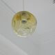 Amber glass suspension vintage ceiling lamp retro design