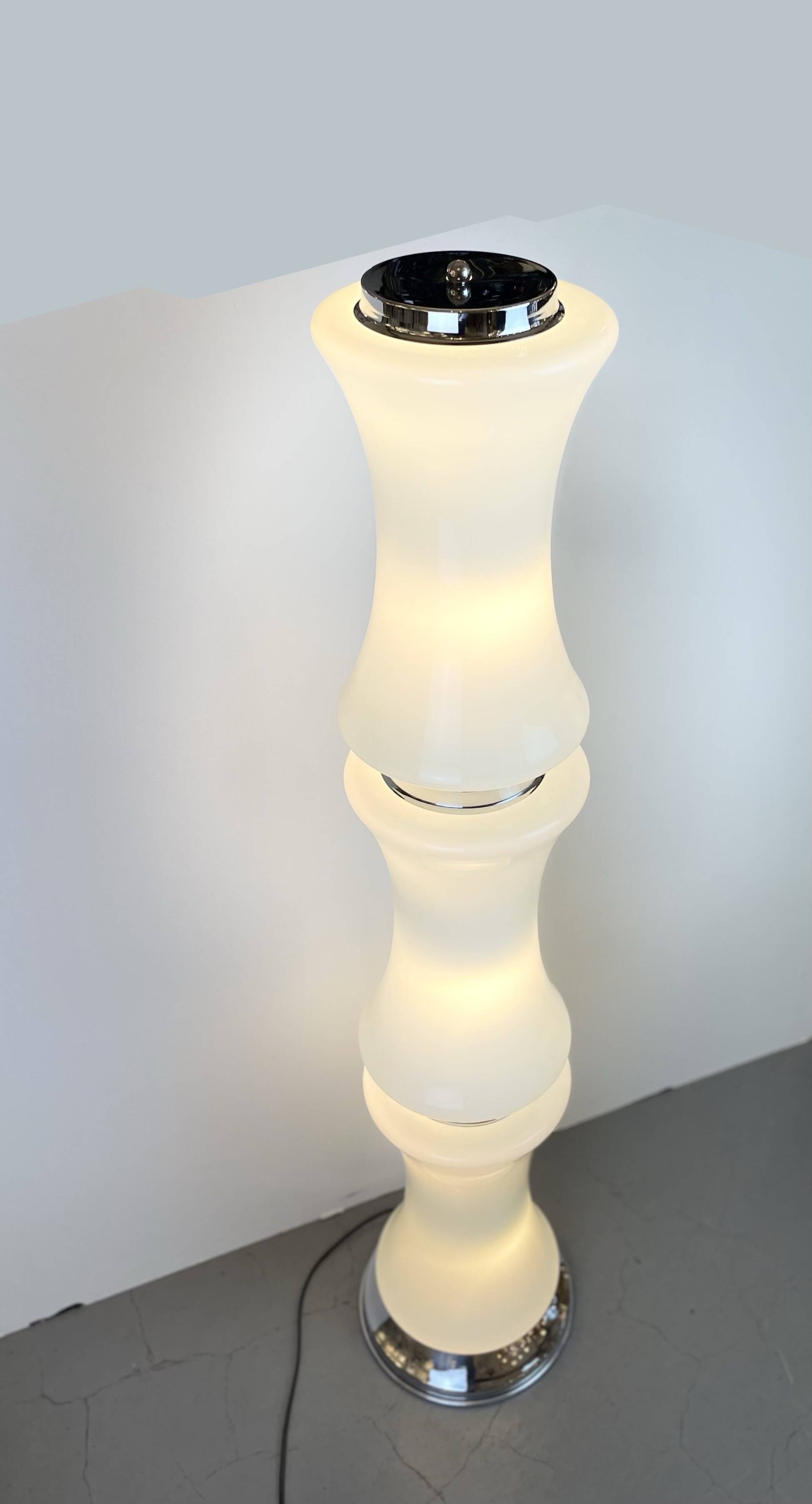 Lampadaire Murano dans le style d'E. Tronconi ou C. Nason, années 1970