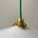 Suspension in smooth opaline green thread early twentieth century