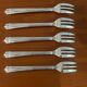 Christofle aria 5 cake forks, dessert very good condition