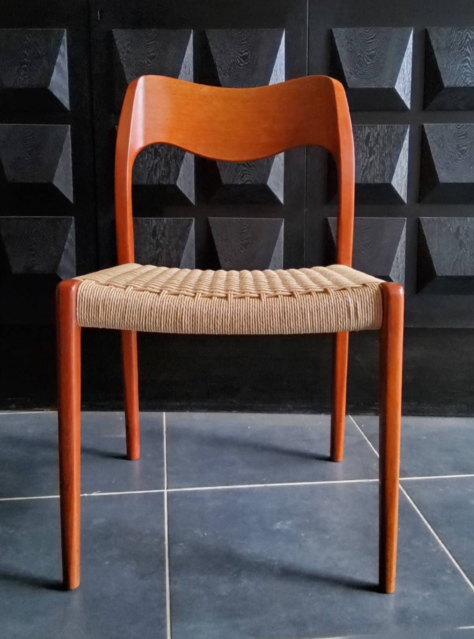 4 Niels Otto Møller model 71 chairs, Denmark 1950