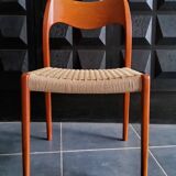 4 Niels Otto Møller model 71 chairs, Denmark 1950