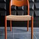 4 Niels Otto Møller model 71 chairs, Denmark 1950