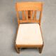 Dutch Art Deco Amsterdam School Dining Chairs in Oak and light Fabric