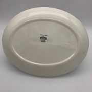 Oval serving platter, Federated Potteries Staffordshire (England).
