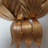 Palm leaf wall lamp