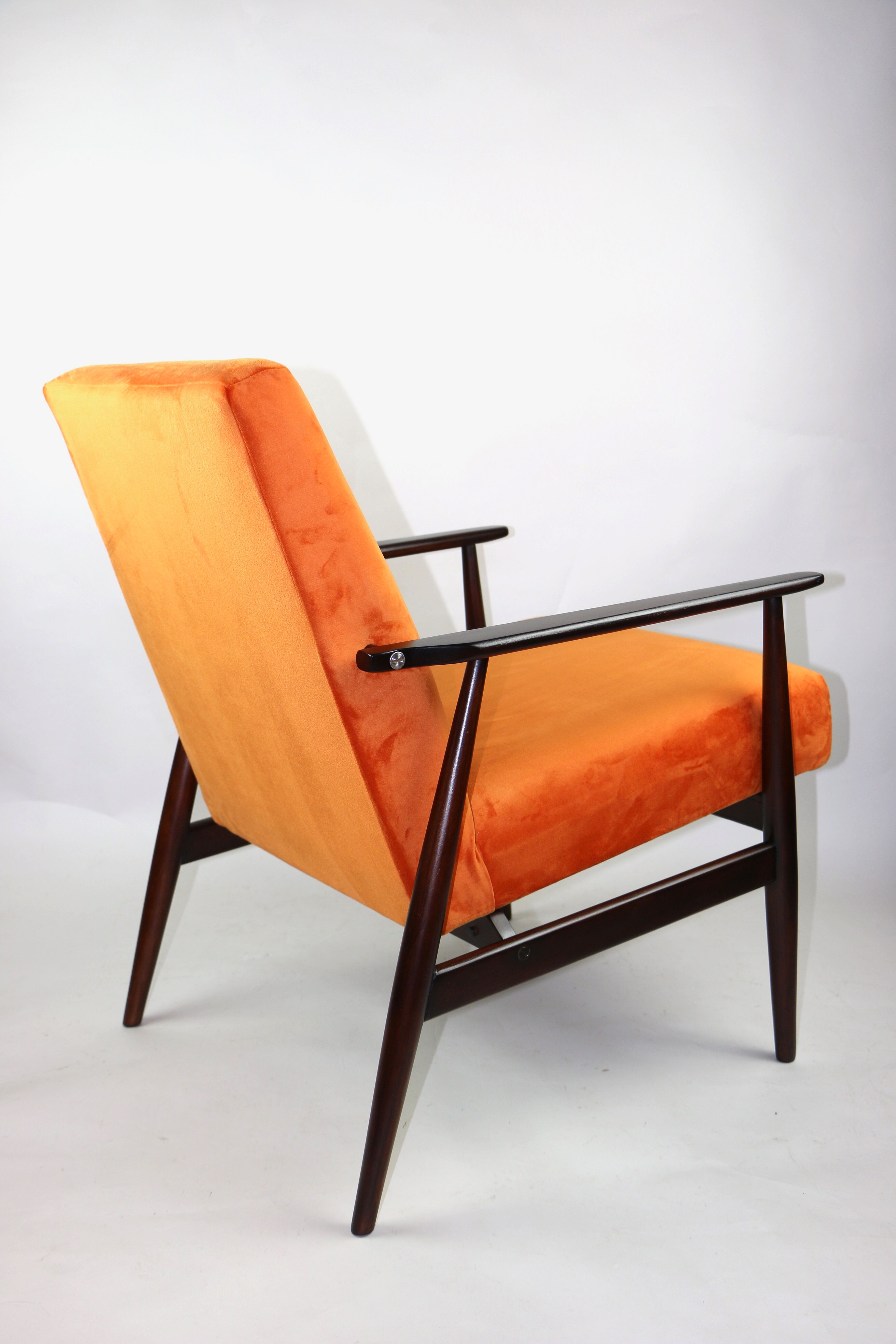 Vintage Fox orange easy chair, 1970s