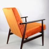 Vintage Fox orange easy chair, 1970s