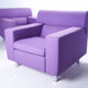 Ensemble salon violet Jan des Bouvrie pour Gueldre modèle 6440