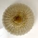 Old ceiling lamp murano glass with inclusion gold gilded barovier toso