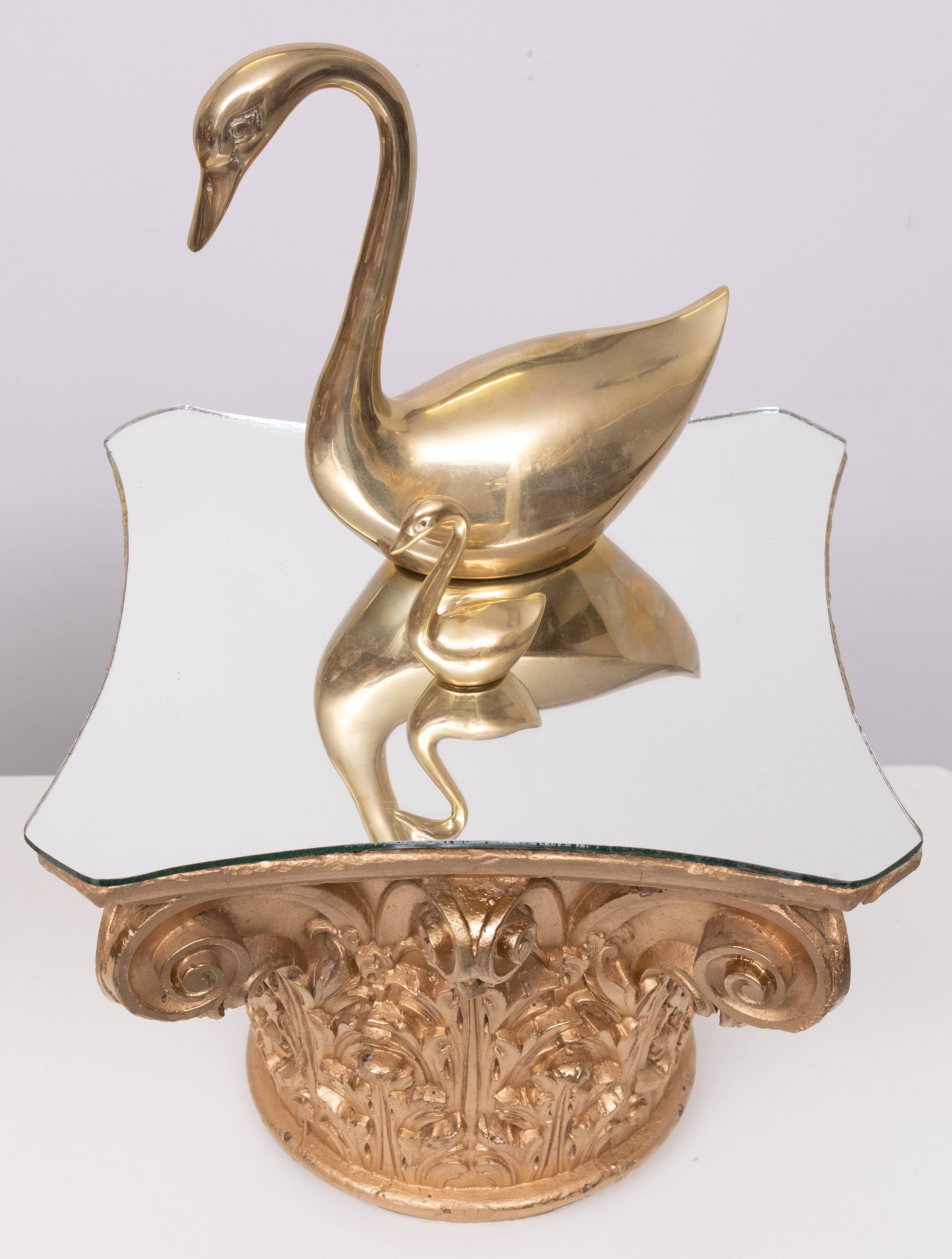 Corinthian capital side tables, 1970s