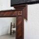 Pair of wooden mirrors in tramp art style