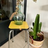 Yellow Formica stool