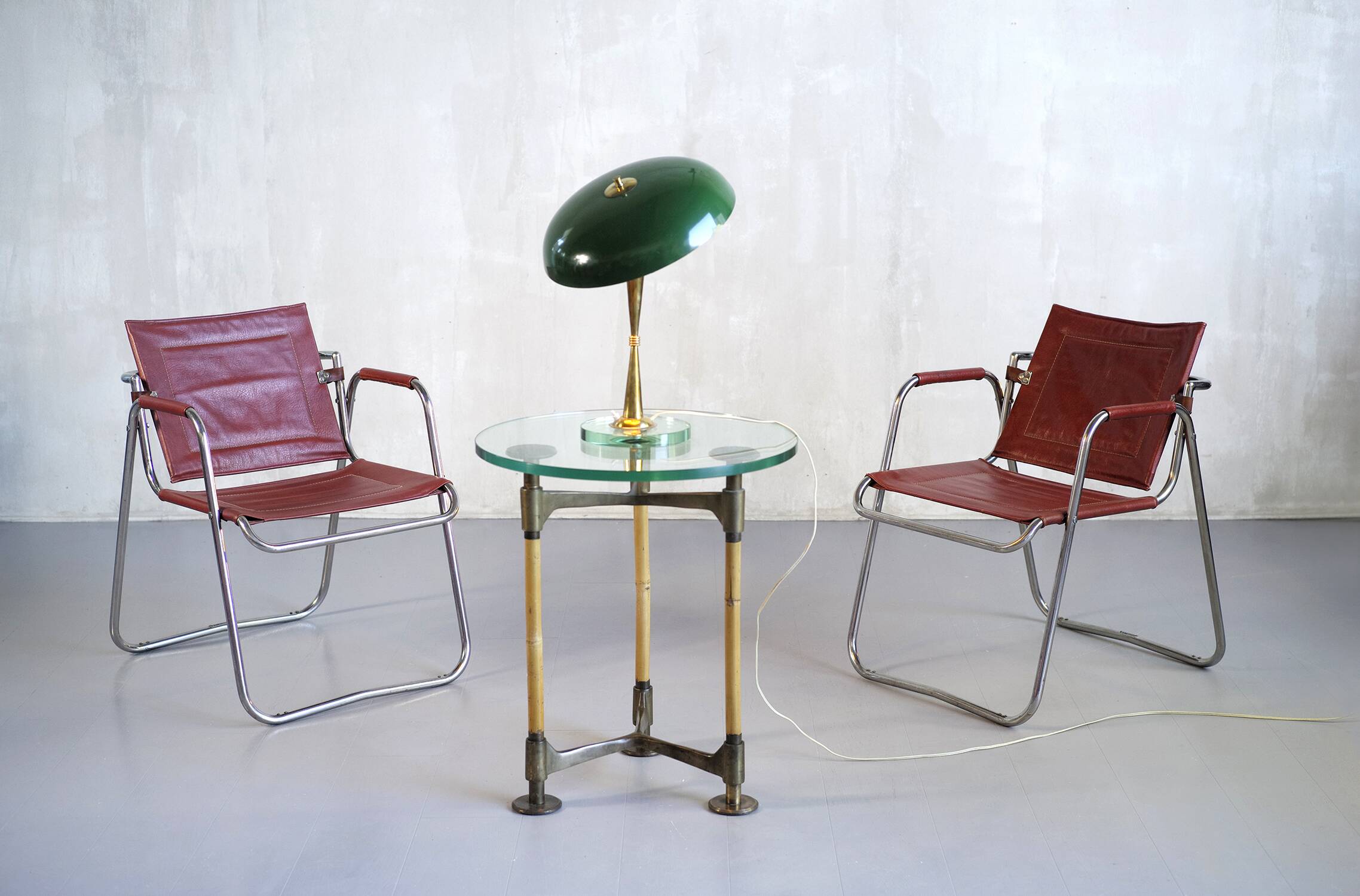 Paire de fauteuils Tubauto Jacques Hitier/Tubauto France 1950