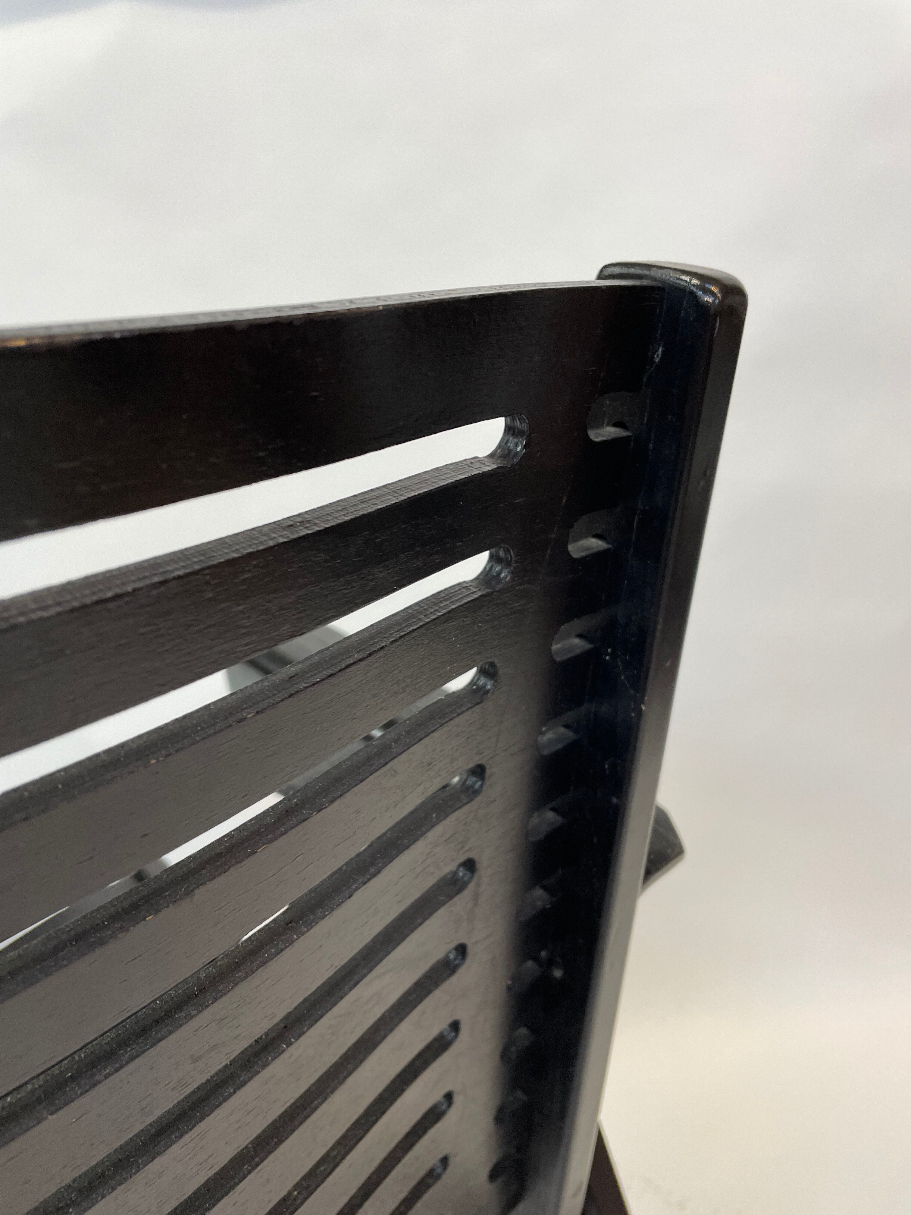 Niko Kralj Slovenian Rex Plywood Folding Chair for Stol 1950s in Black