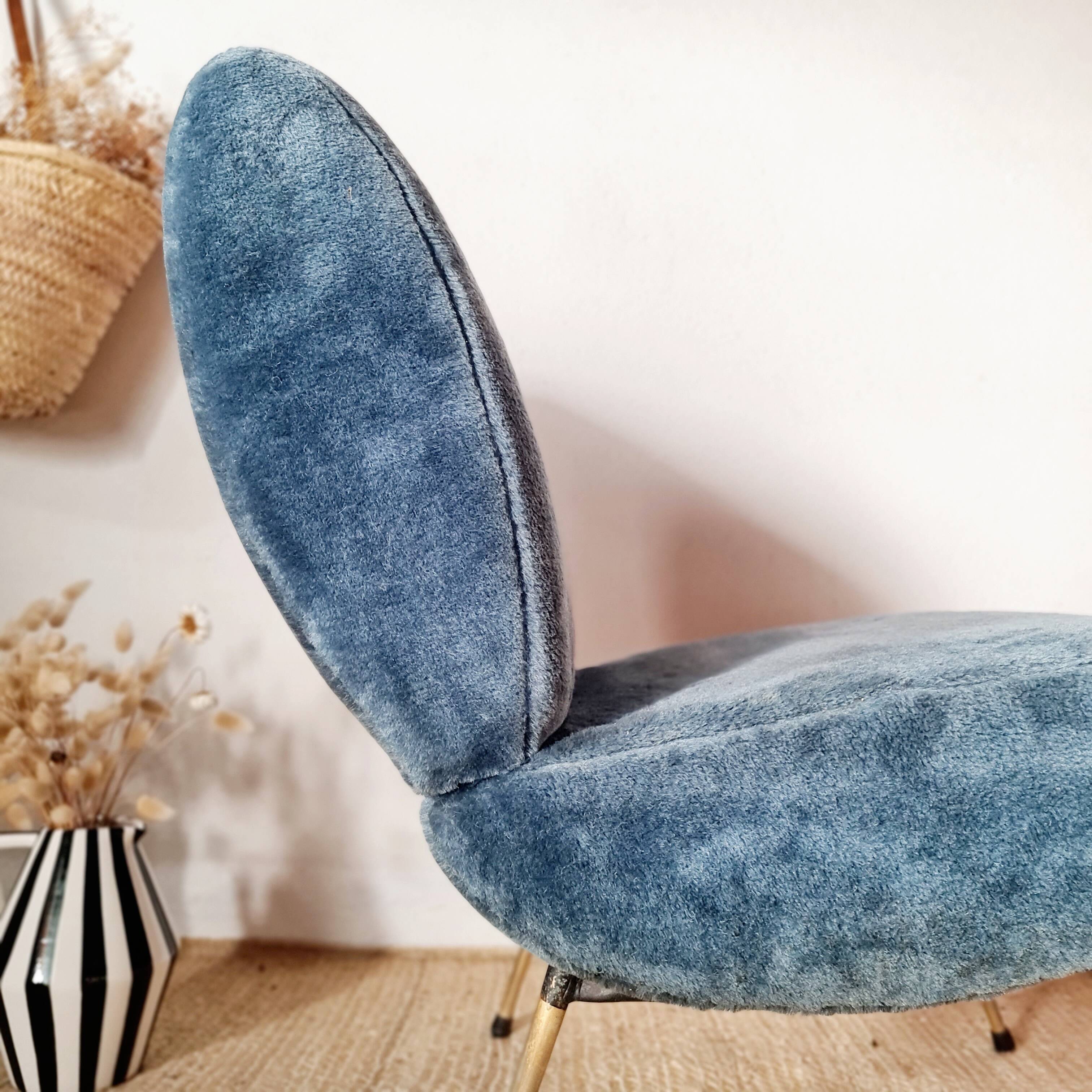 Fauteuil Kiss Pelfran bleu