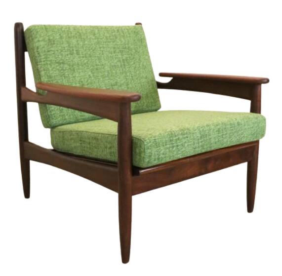 vintage mid century teak Fauteuil 'Rozendaal'