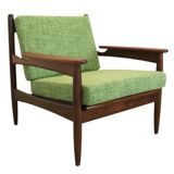 vintage mid century teak Fauteuil 'Rozendaal'
