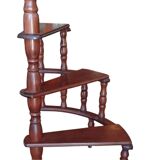 Old library stepladder staircase