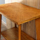 Desserte scandinave en bois pieds compas