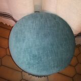 Blue Velvet pouf