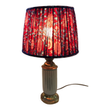 Copper and ceramic kerosene lamp