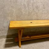 80's varnished bench