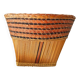 Vintage Mossi woven straw basket - Handicraft