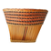 Vintage Mossi woven straw basket - Handicraft