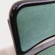 Suite de 4 chaises vintage Marcel Breuer Cesca B32 style Bauhaus en métal noir, bois noir et tissu v