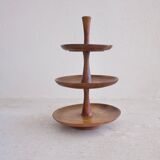 Scandinavian teak servant