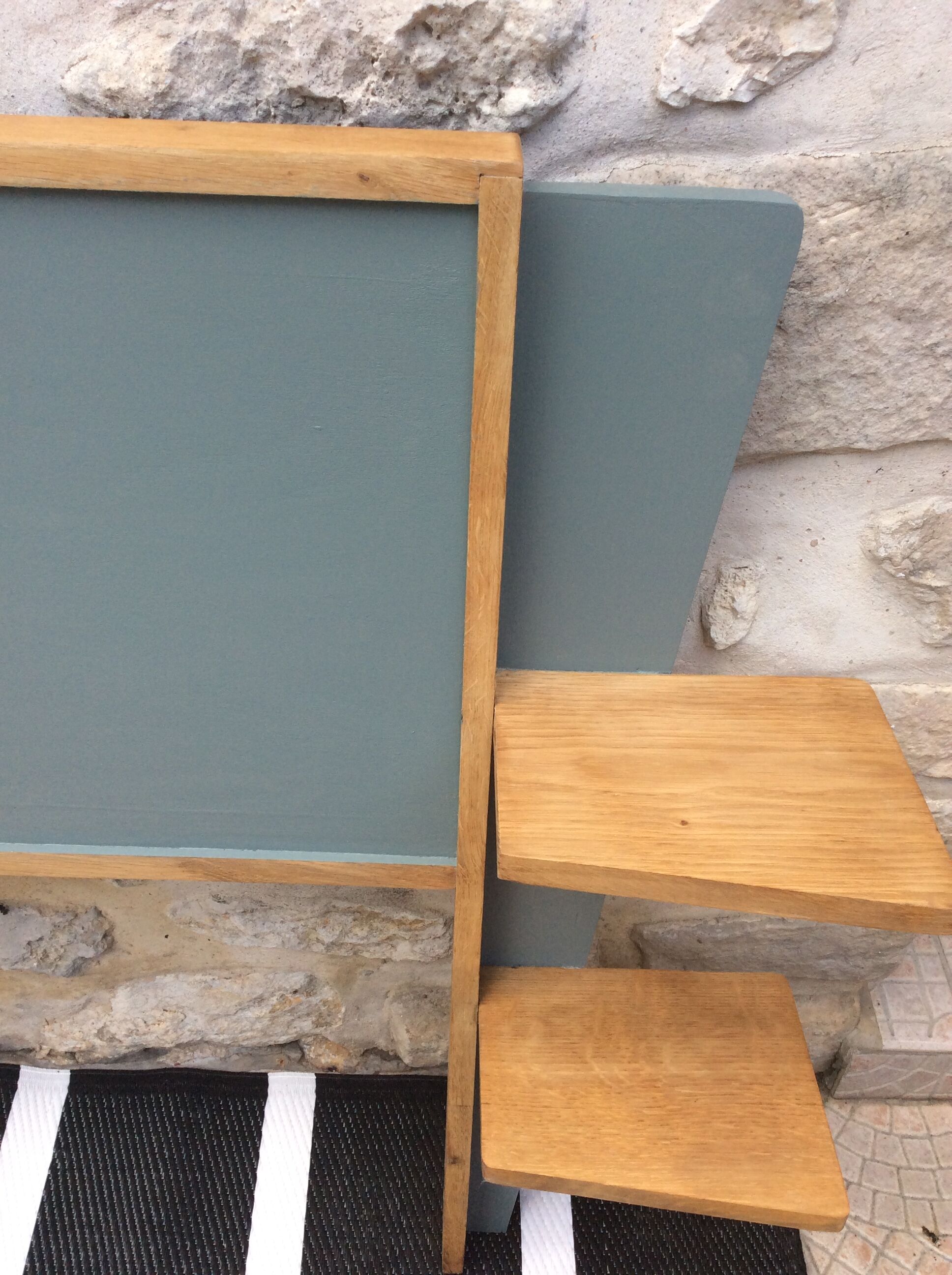 Wooden headboard