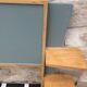 Wooden headboard