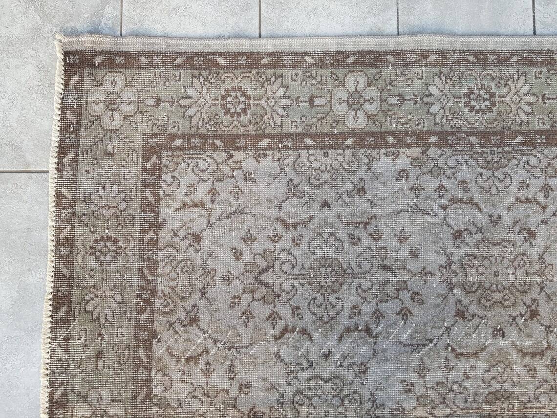 Turkish Handmade Vintage Tribal Rug sku v512