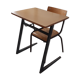 Desk and chair in school formica 60s-70s