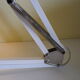 Lampe articulée en tole émaillée 2 bras années 70