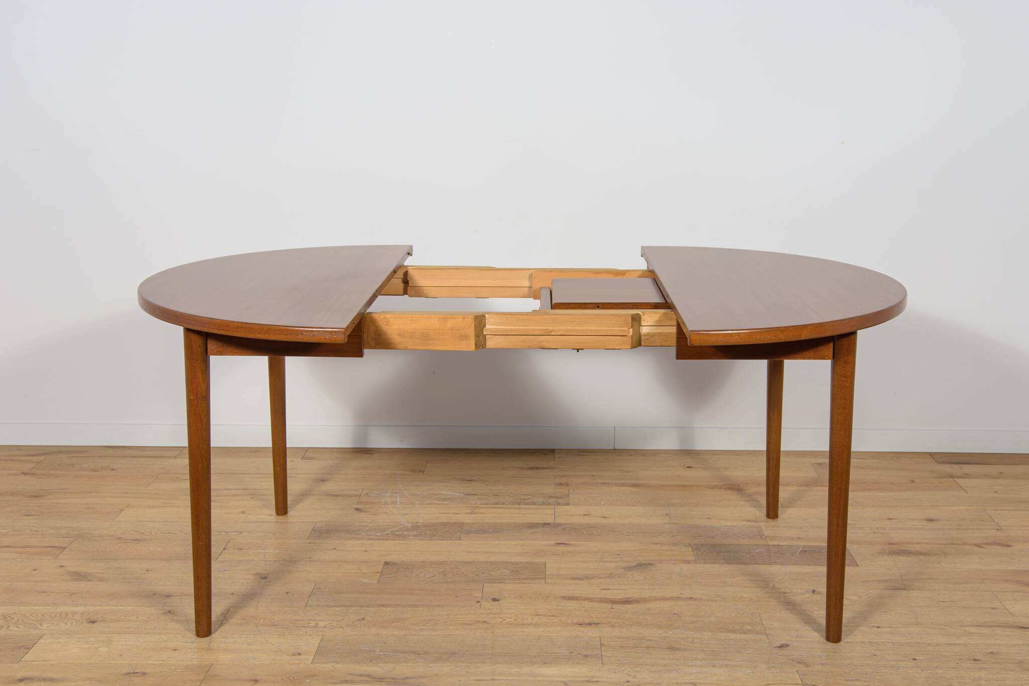 Mid-Century Round Teak Dining Table by Nils Jonsson for Hugo Troeds, Sweden
